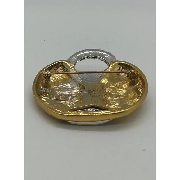 Salvador Dali Tristan & Isolde Love Potion Repro Brooch  Signed Vintage 2001 - Picture 9 of 11